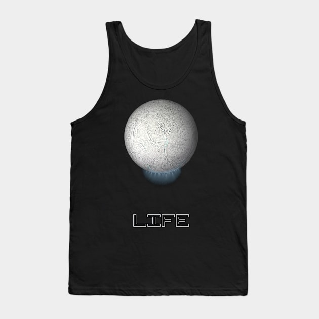 Life on Enceladus Tank Top by HuygensBase